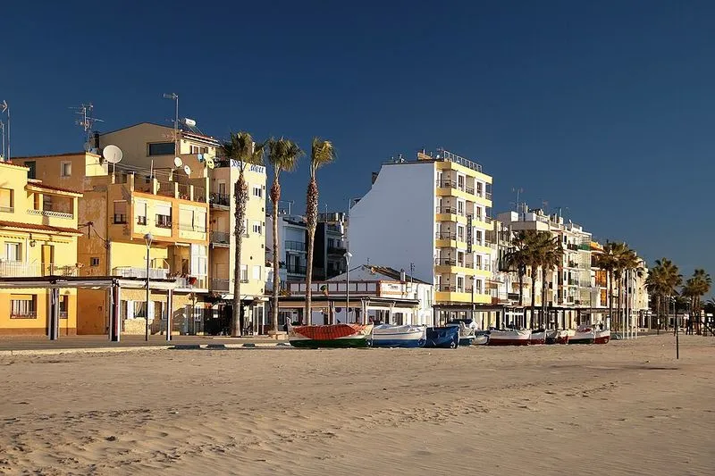 Playa del Muntanyans en Torredembarra, Tarragona — foto 6 de 6