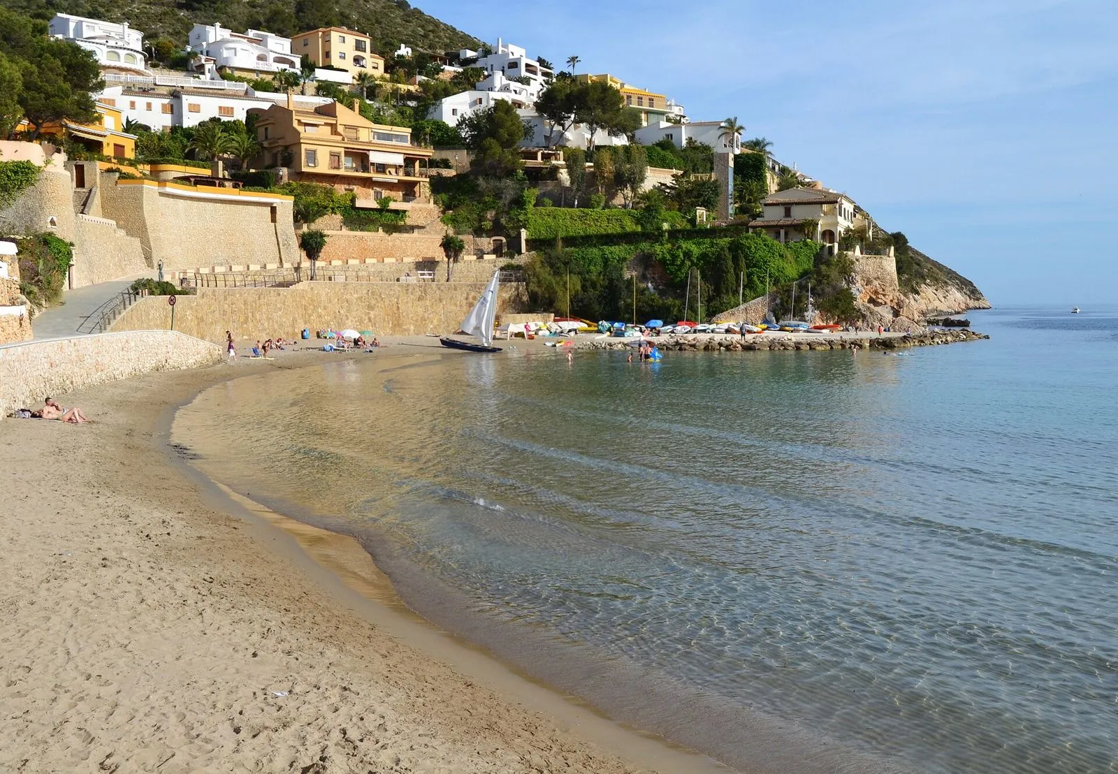 Playa del Portet en Teulada