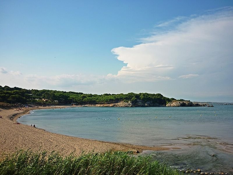 Playa El Rec del Molí en L'Escala