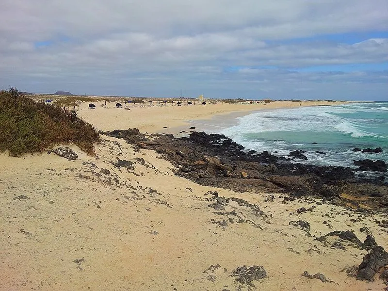 Playa del Rosadero en La Oliva