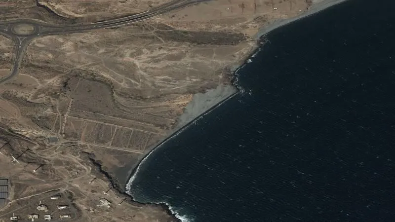 Playa del Tanque del Vidrio en Granadilla de Abona