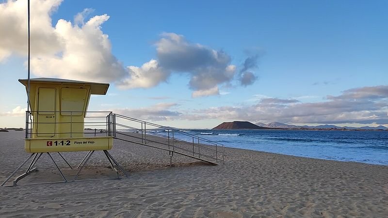 Playa El Viejo en La Oliva