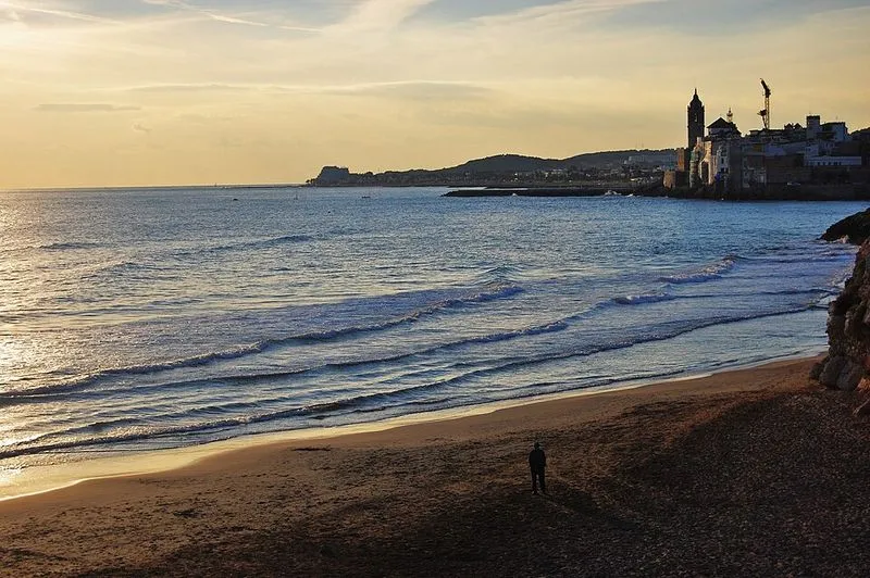 Playa Els Balmins en Sitges, Barcelona — foto 9 de 10