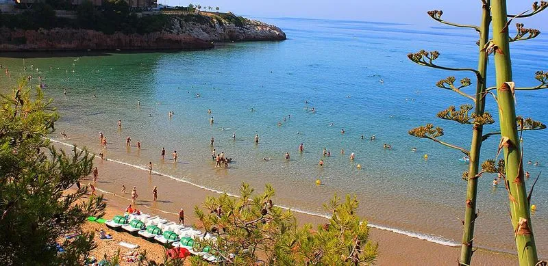 Playa de els Capellans en Salou, Tarragona — foto 3 de 3