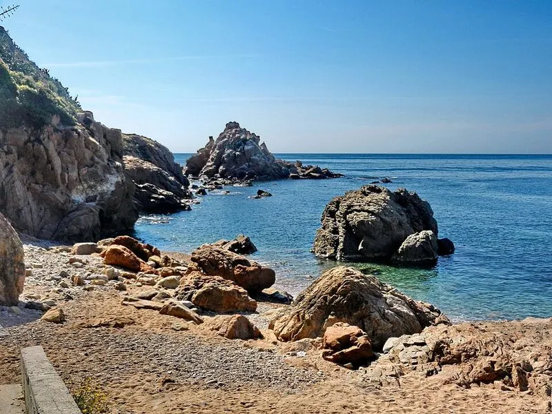 Playa Els Capellans en Blanes, Gerona — foto 4 de 5