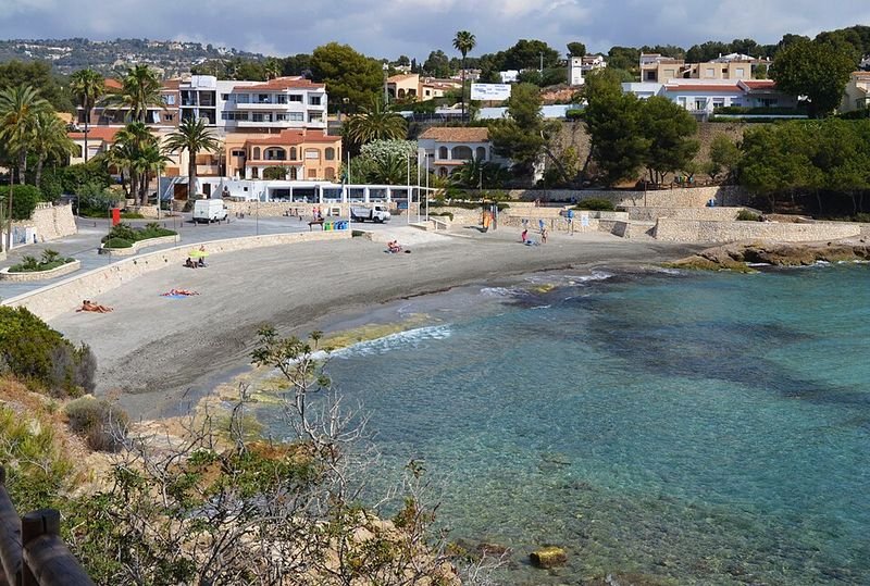 Playa Els Pinets en Benissa, Alicante