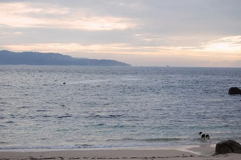 Playa de Encoradoira en Bueu