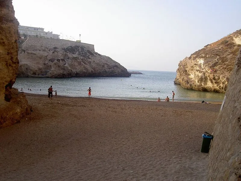 Playa de Ensenada de los Galápagos en Melilla
