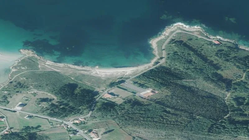 Playa de Espiñeirido en Muxía