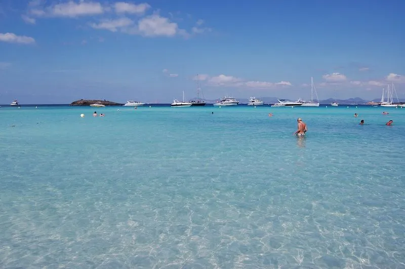 Playa de Estany d'Es Peix en Formentera