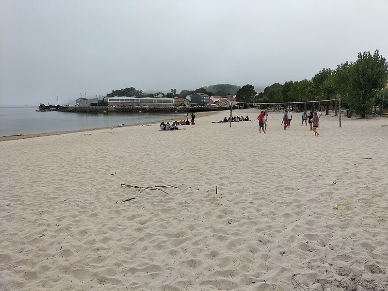 Playa Esteiro en Muros, A Coruña