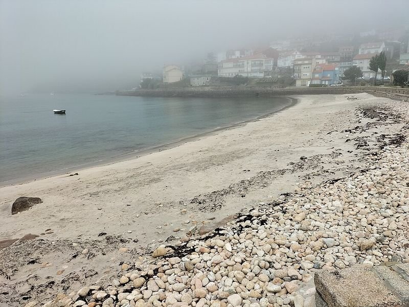 Playa Ézaro en Dumbría