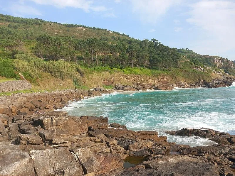 Playa de Fonforrón en Porto do Son