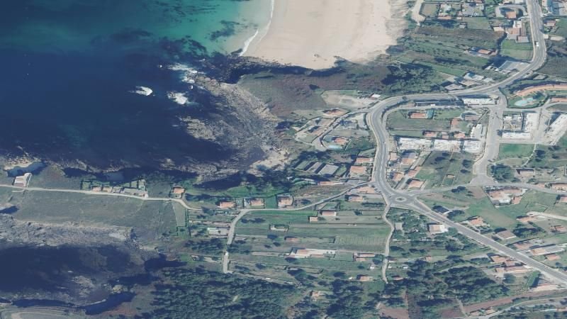 Vista aérea de Fontenla, Sanxenxo