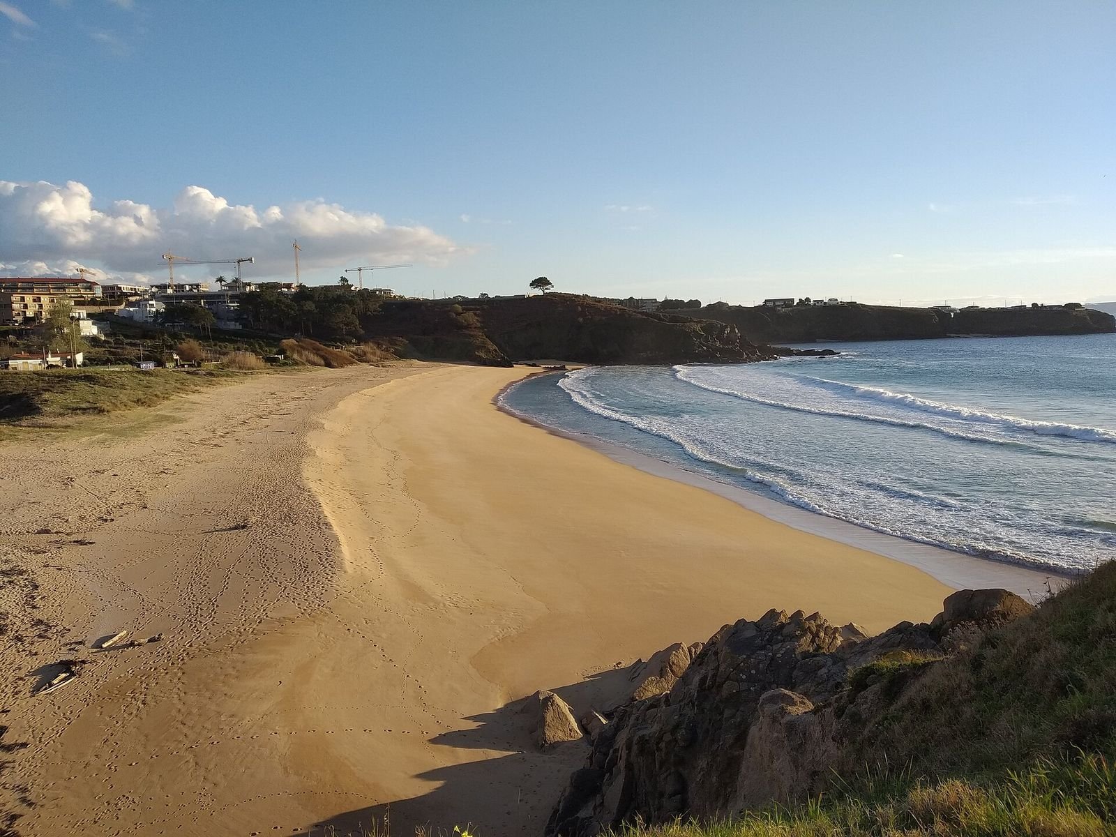 Playa de Foxos en Sanxenxo, Pontevedra