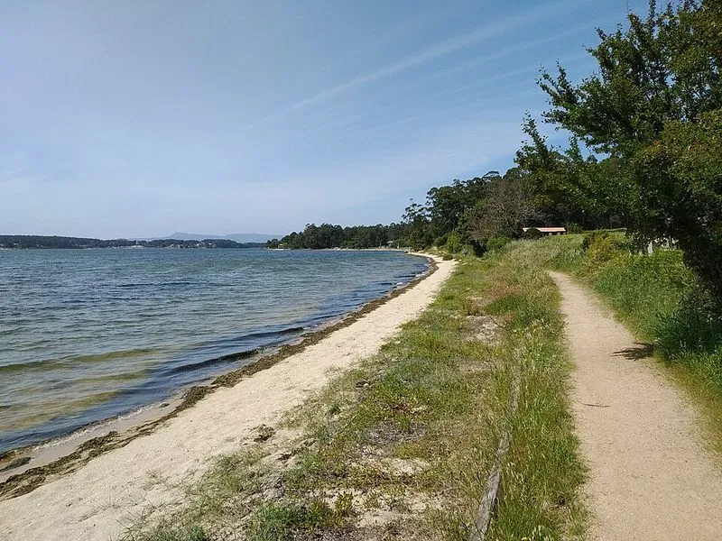 Playa de Ganchino en Cambados, Pontevedra — foto 2 de 3