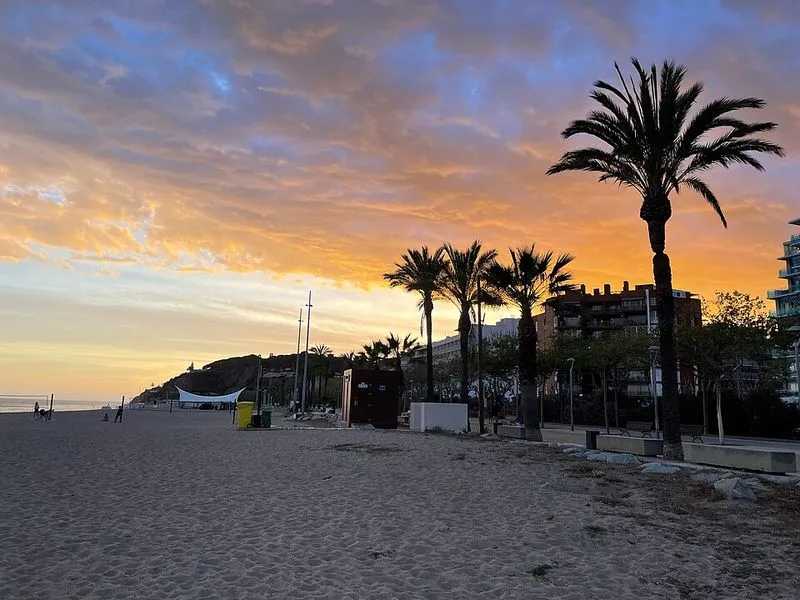 Playa de Garbí en Calella, Barcelona — foto 2 de 7