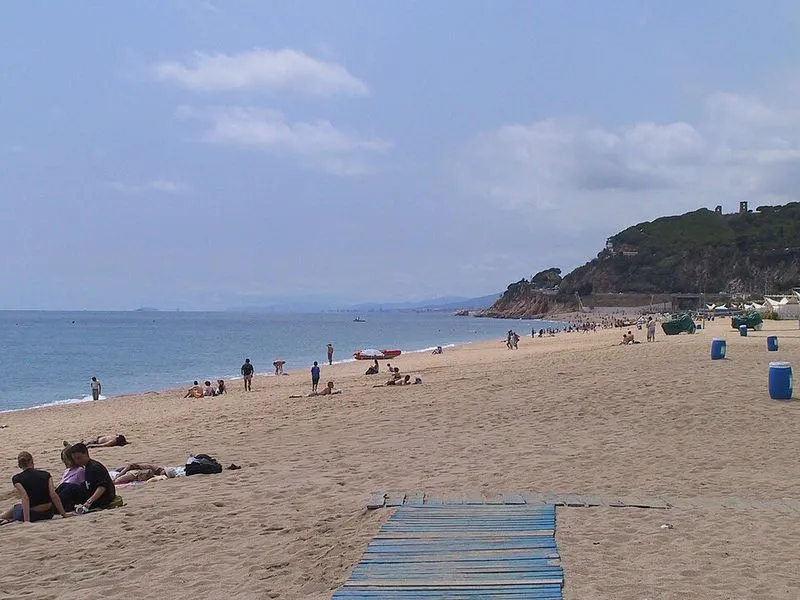 Playa de Garbí en Calella, Barcelona — foto 5 de 7