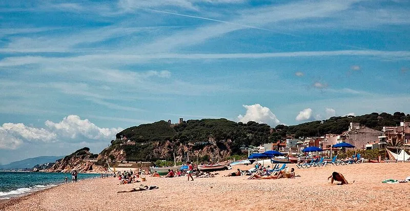Playa de Garbí en Calella, Barcelona — foto 6 de 7