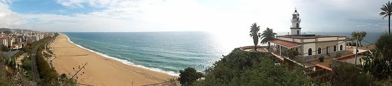 Playa de Garbí en Calella