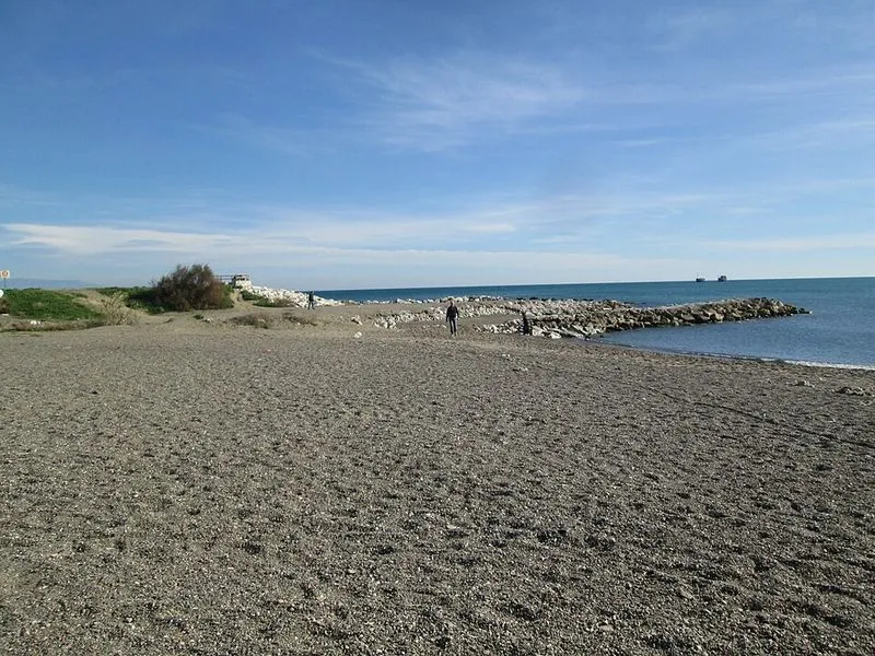 Playa de Guadalmar en Málaga