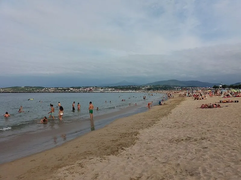 Playa de Hondarribia en Hondarribia