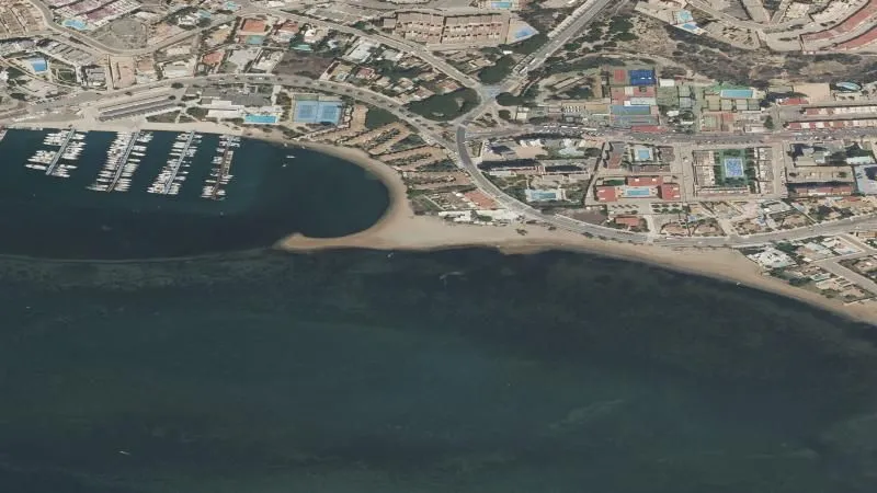 Playa de Isla del Ciervo en Cartagena