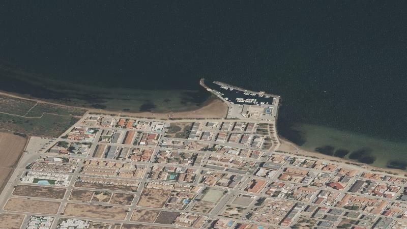 Vista aérea de Islas Menores, Cartagena