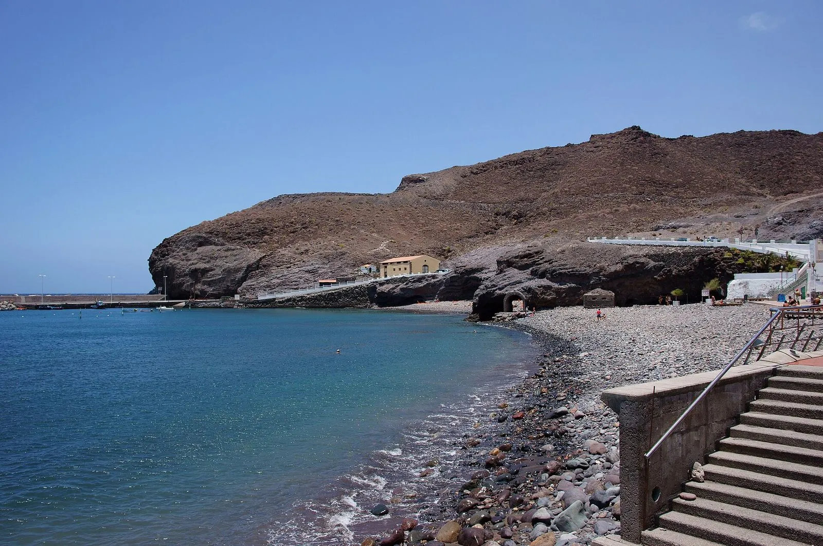 Playa de la Aldea en La Aldea de San Nicolás