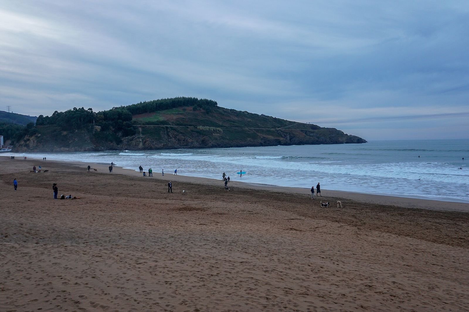 Playa de la Arena en Zierbena, Vizcaya