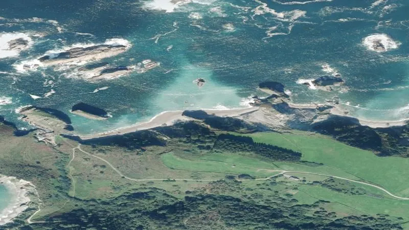 Playa de la Barquera en Cudillero