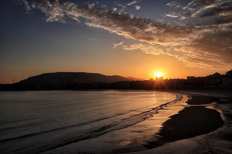 Playa La Concha en Donostia/San Sebastián, Guipúzcoa — foto 3 de 10