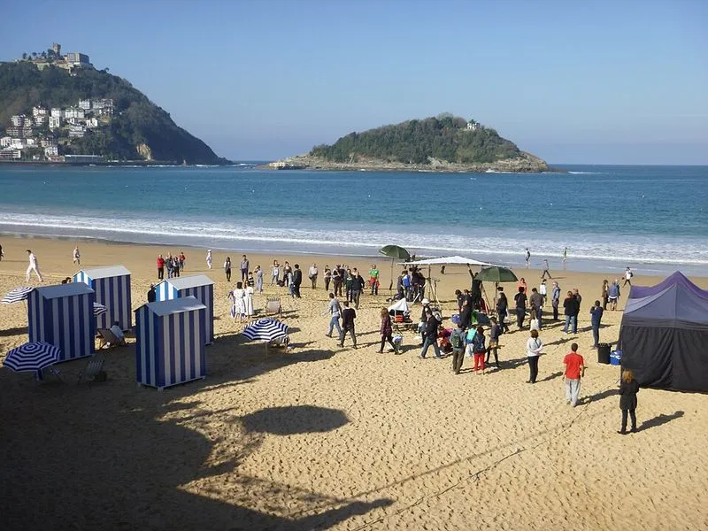 Playa La Concha en Donostia/San Sebastián, Guipúzcoa — foto 7 de 10