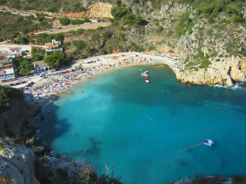 Playa de la Granadella en Jávea/Xàbia, Alicante — foto 2 de 9