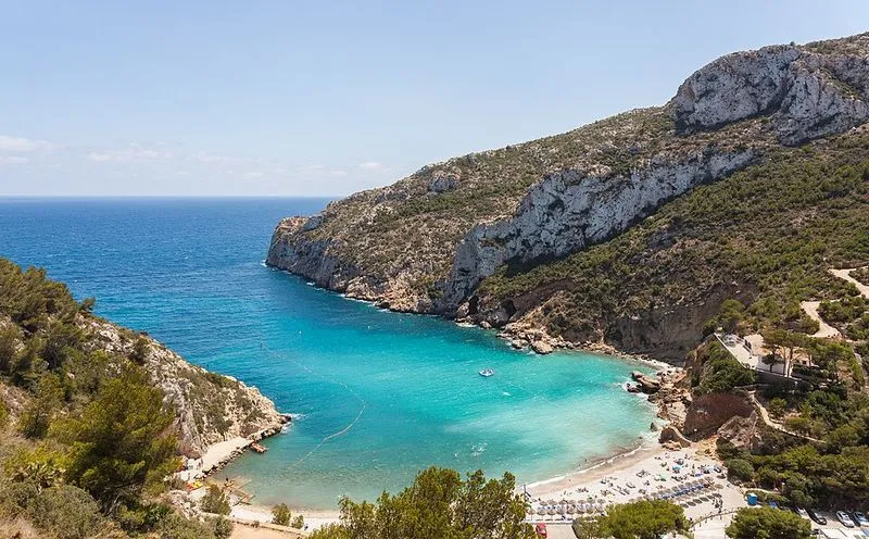 Playa de la Granadella en Jávea/Xàbia