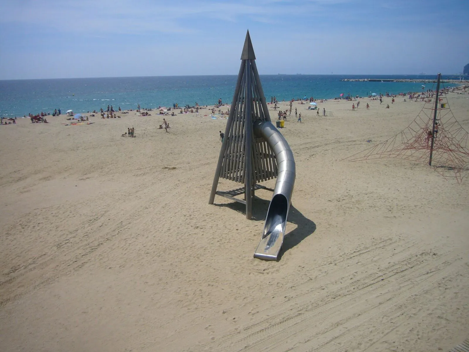 Playa de la Mar Bella en Barcelona