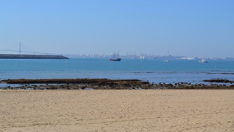 Playa La Puntilla en El Puerto de Santa María