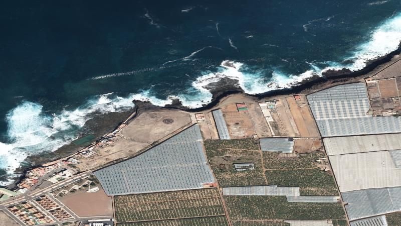 Vista aérea de La Redonda, Gáldar