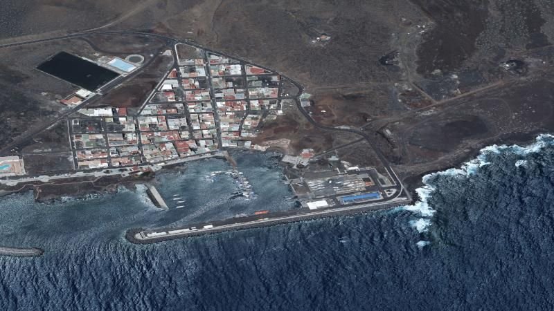 Vista aérea de La Restinga, El Pinar de El Hierro