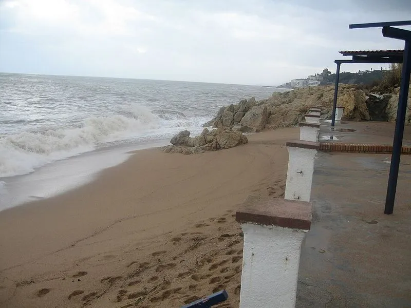 Playa de la Roca Grossa en Sant Pol de Mar, Barcelona — foto 4 de 10