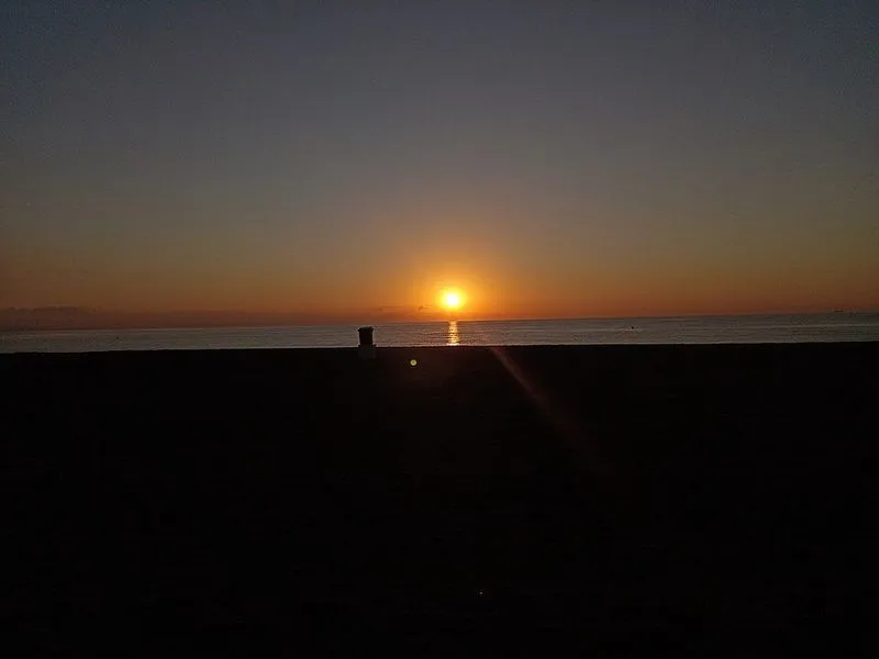 Playa de la Romanilla en Roquetas de Mar