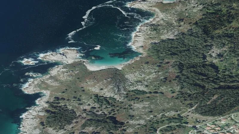 Playa de Lagüelas en Cangas