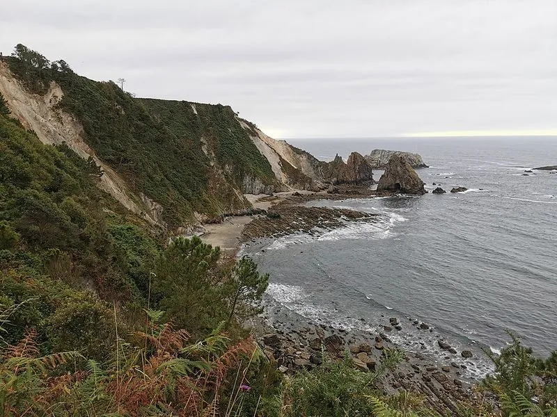 Playa de l'Airín en Cudillero