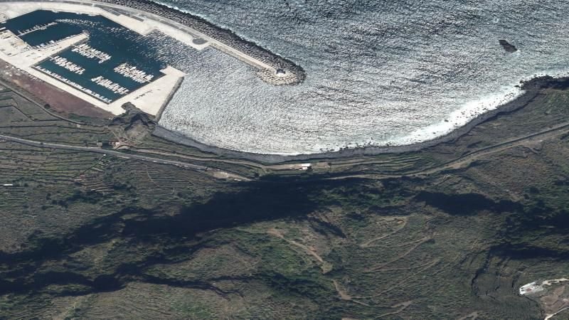 Vista aérea de Las Aguas, Garachico