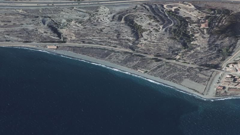 Vista aérea de Las Cañas, Sorvilán
