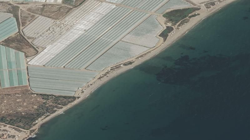 Vista aérea de Las Covaticas, Mazarrón