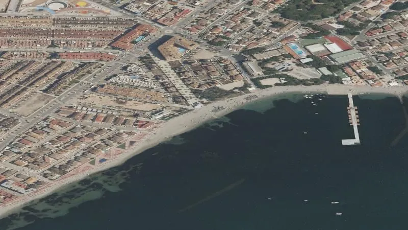 Playa de las Palmeras en Los Alcázares
