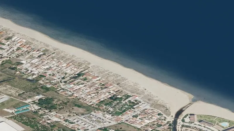 Playa de Les Devesses en Oliva