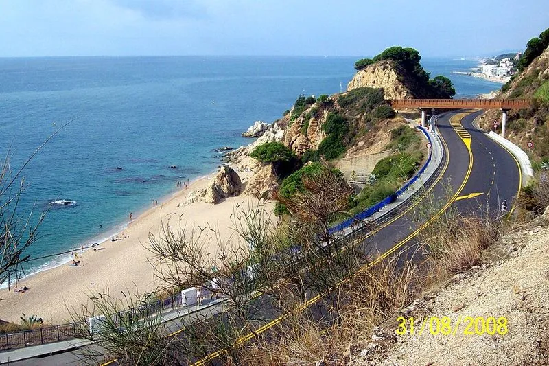 Playa Les Roques en Calella, Barcelona — foto 8 de 10