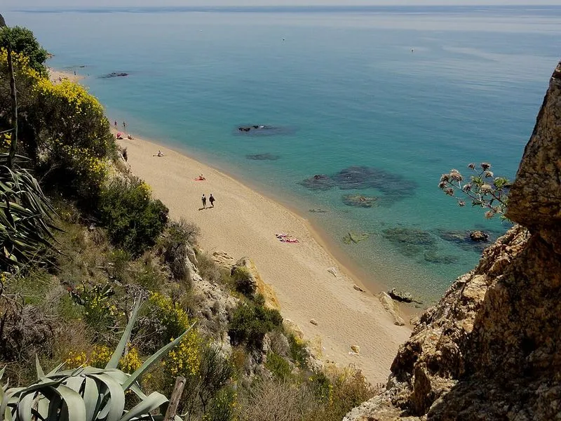 Playa Les Roques en Calella, Barcelona — foto 9 de 10